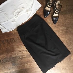 Express black pencil skirt, high rise
